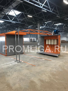 Камера напыления однопостовая