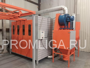 Камера напыления закрытая проходная